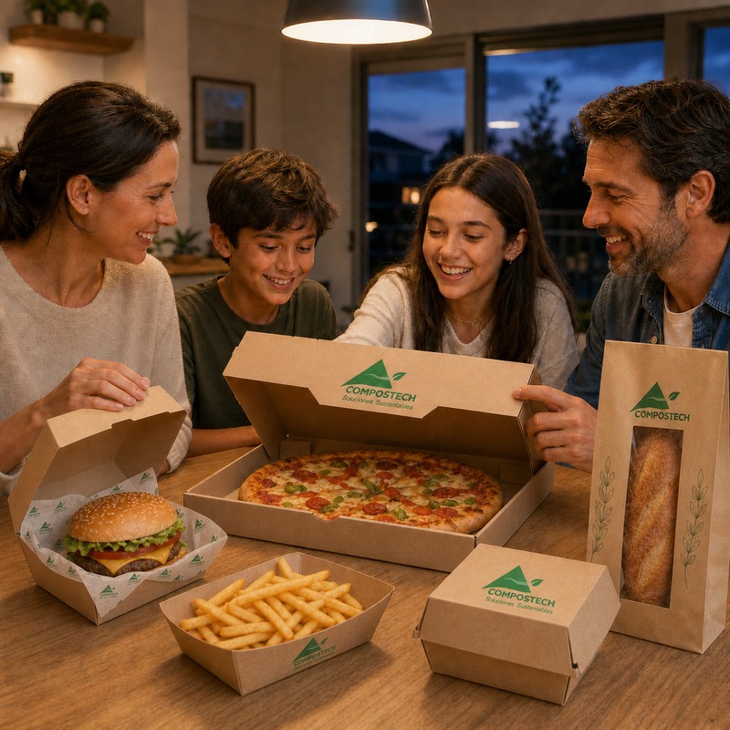 Envases y empaques para alimentos COMPOSTECH